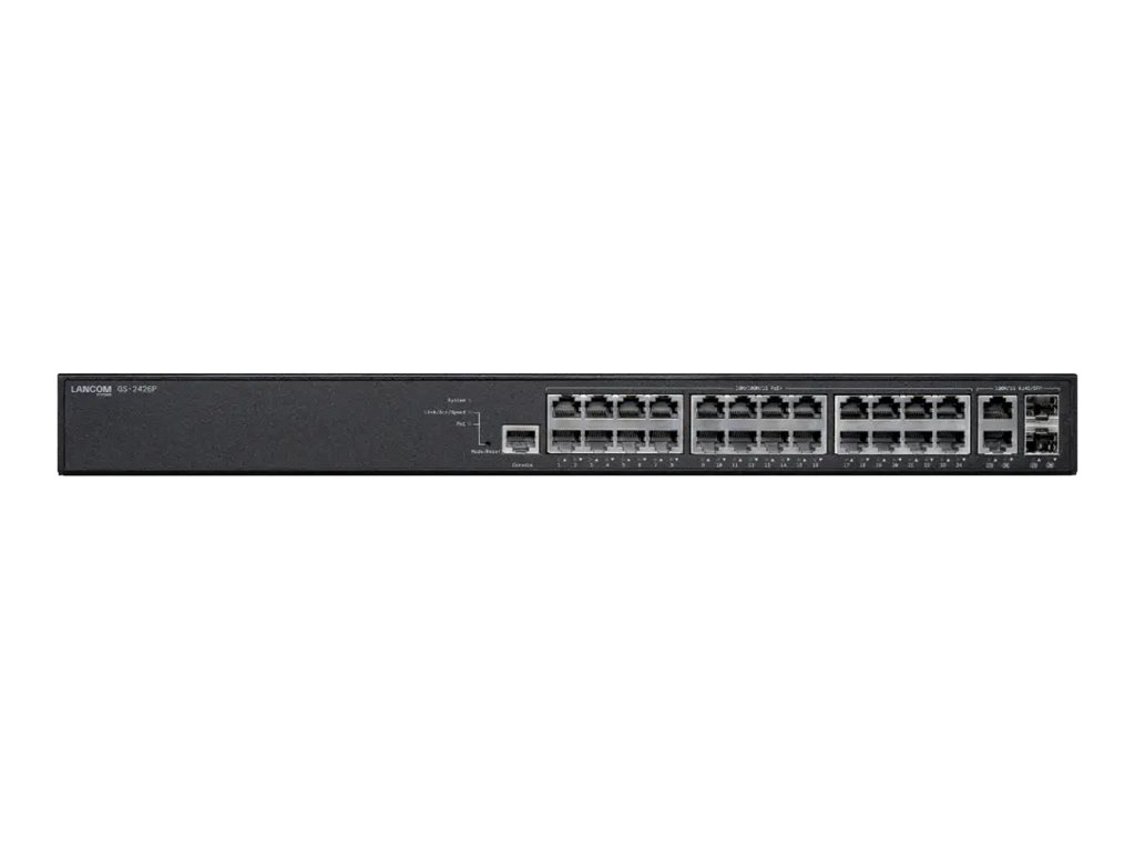 Lancom GS-2426 Managed Gigabit Switch 26 Ports Schwarz