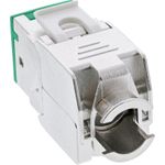 8er Pack Keystone RJ45 Buchse geschirmt Cat.6A grün (76207G)