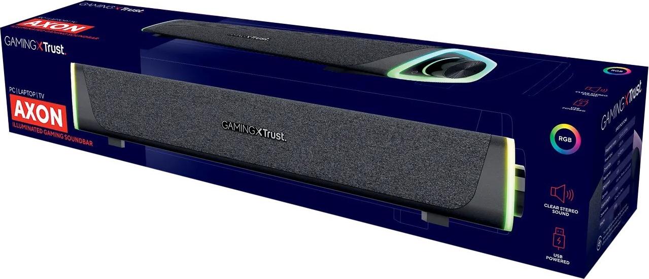 Trust GXT 620 Axon RGB Gaming-Soundbar 12 W Schwarz