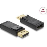 Delock Aktiver DisplayPort 1.2 zu HDMI Adapter 4K mit HDR Funktion (61086)