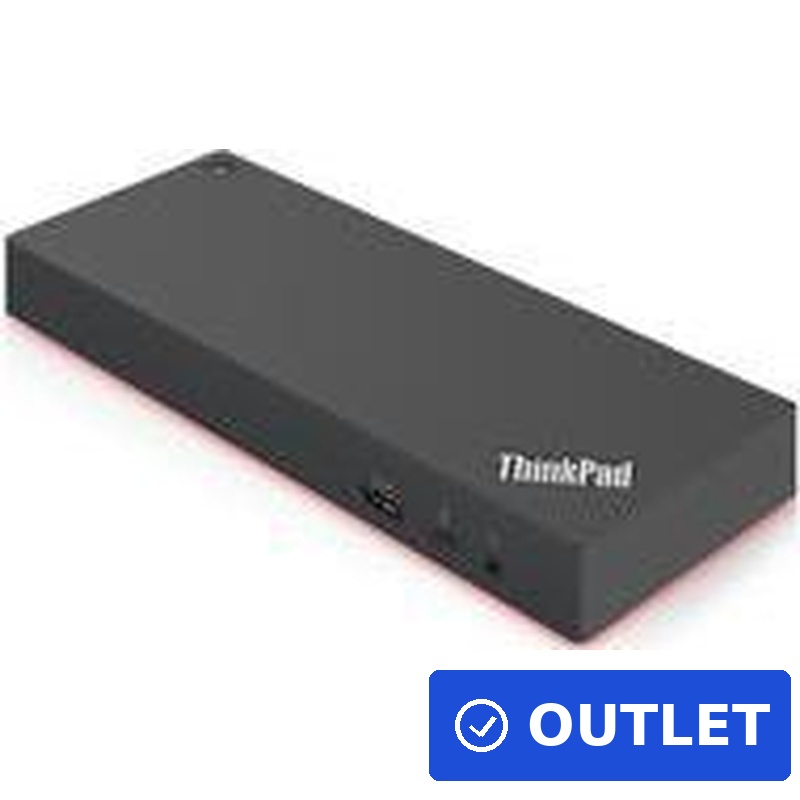 Lenovo 03X7538 Notebook-Dockingstation & Portreplikator Verkabelt Thunderbolt 3 Schwarz - ohne AC Adapter (03X7538) (geöffnet)