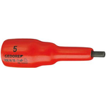 Gedore VDE IN 19 5 6124480 Innen-Sechskant VDE-Schraubendrehereinsatz 5 mm 1/2 (12.5 mm)