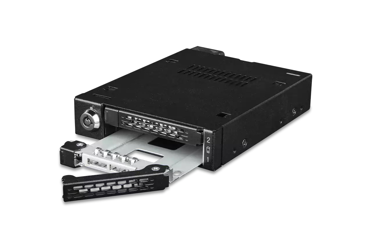 ICY BOX ToughArmor MB092VK-B Einbaurahmen 2x 2.5" U.2/U.3 NVMe Schwarz