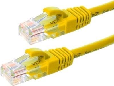 DSIT CAT6 Netzwerkkabel, U/UTP, 0,25 Meter, Gelb, 100% Kupfer (DC-67-002)