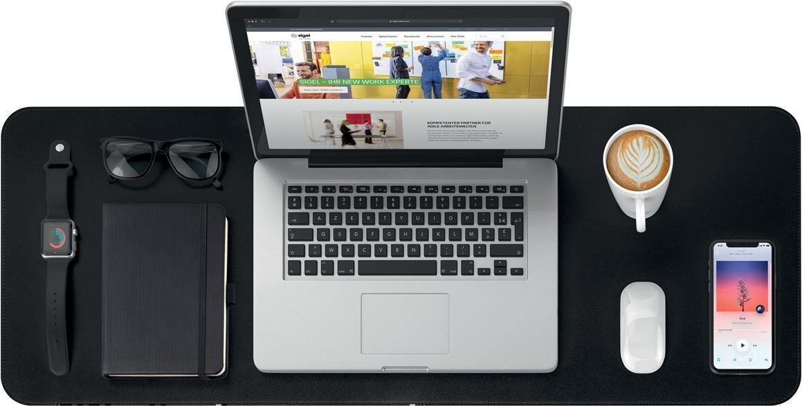 Sigel SA604 Schreibunterlage Schwarz (B x H) 800 mm x 300 mm (SA604)