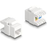 Delock Keystone Modul RJ45 Buchse zu LSA Cat.6A werkzeugfrei mini (88131)