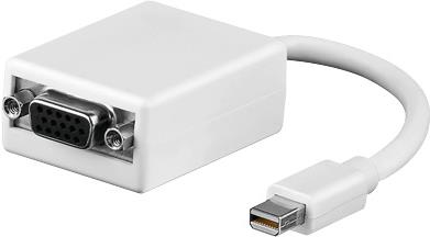 Wentronic Goobay mini DisplayPort zu VGA Adapterkabel 1.1, Mini DisplayPort-Stecker, 0.1 m - Mini DisplayPort-Stecker > VGA-Stecker (15-polig) (61730)