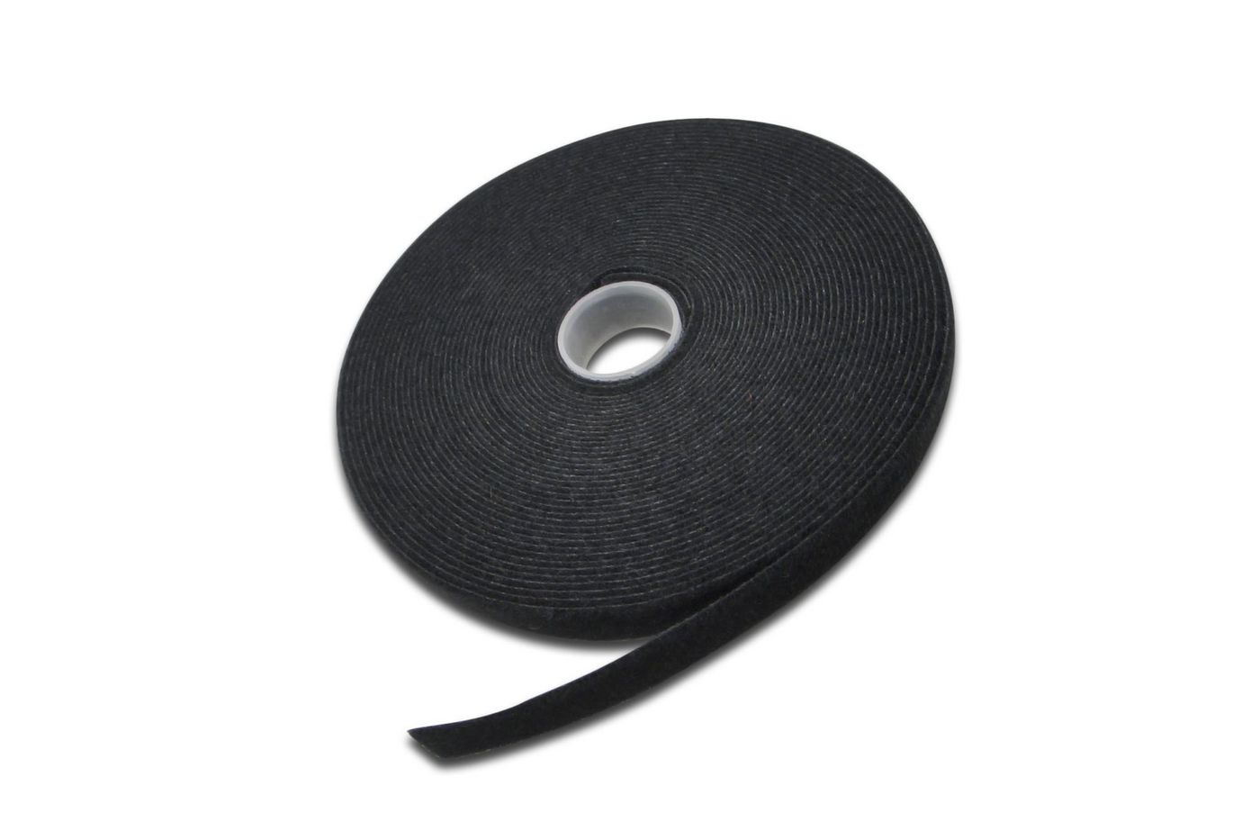 Digitus Klettverschlussband für Kabelmanagement 10 m x 15 mm x 2,6 mm Schwarz