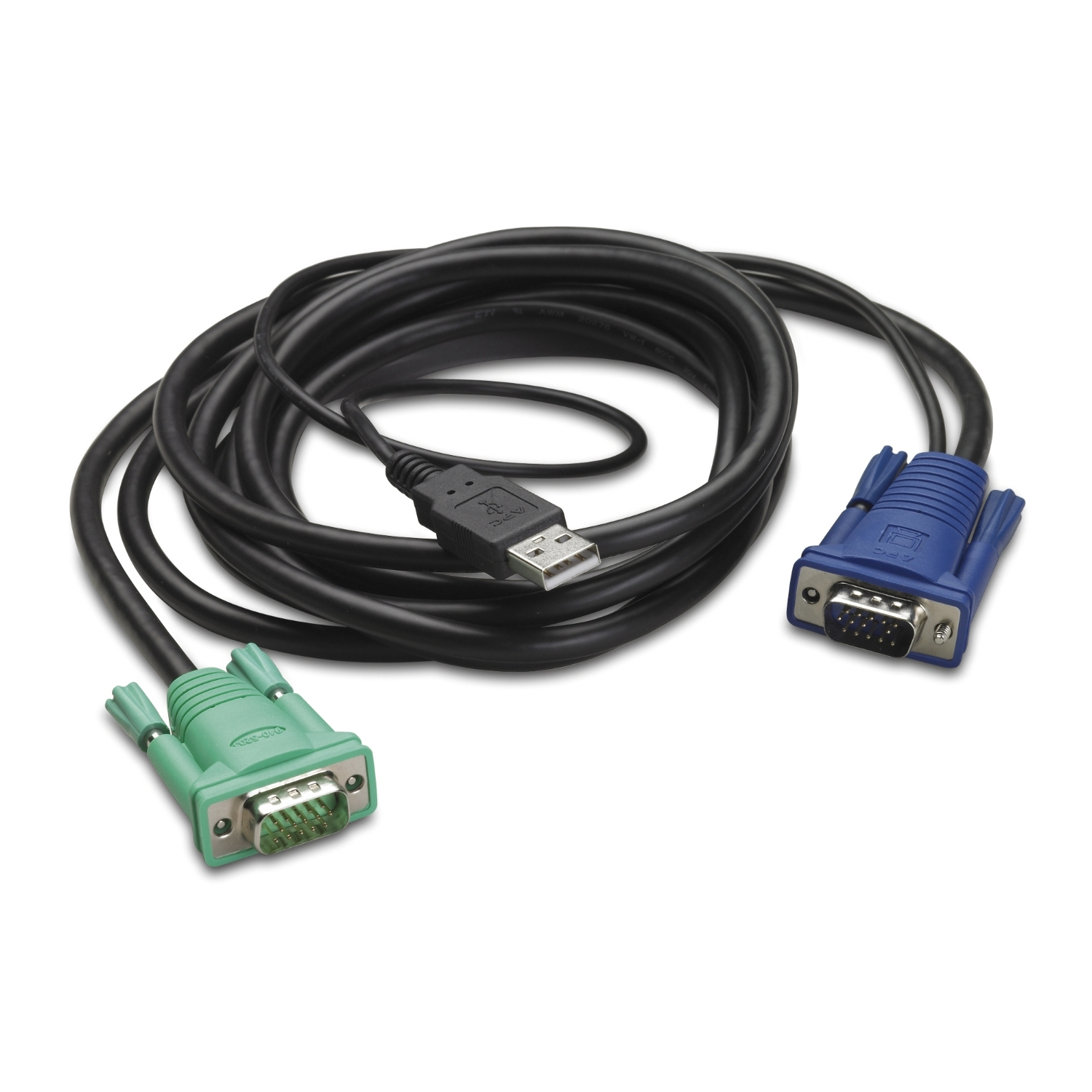 APC AP5821 KVM-Kabel USB VGA 1,8 m Schwarz
