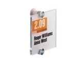 DURABLE Türschild CRYSTAL SIGN® 105x105 mm 1 SET 482019
