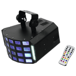 EUROLITE EURO 51918310 - LED-Lichteffekt, D-30 Hybrid Strahleneffekt, 36 W, RGBAWP, DMX (51918310)