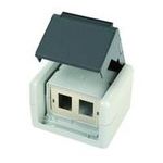 Telegärtner Netzwerkdose Aufputz CAT 5e, CAT 6, CAT 6A Grau (H02000a0070)