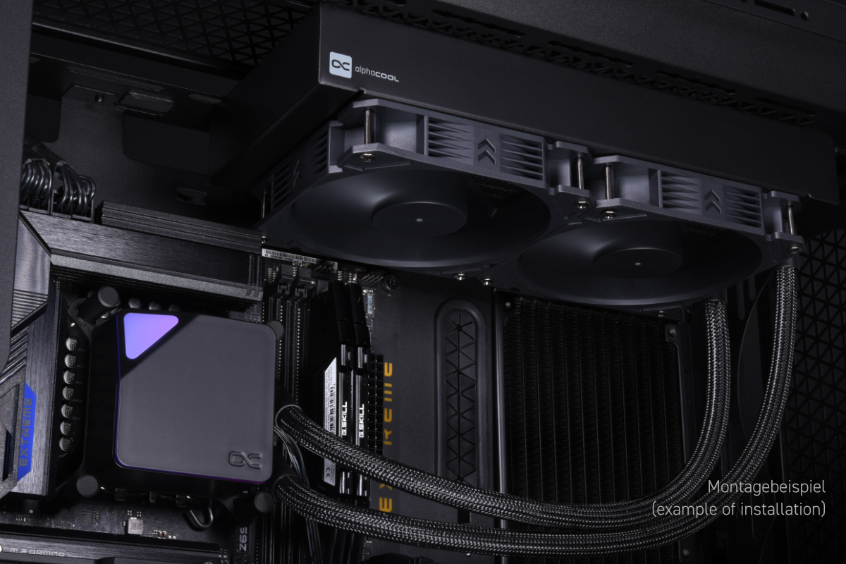 Alphacool Core Ocean T38 AIO 280mm All-in-One-Flüssigkeitskühler Schwarz