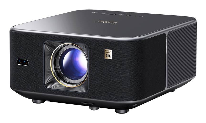 YABER K3 LCD-Projektor 1600 ANSI-Lumen Full HD 1080p WLAN Bluetooth HDMI Schwarz
