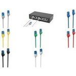 shiverpeaks BASIC-S Slim Patchkabel, Kat. 6, U/UTP, 3,0 m Farbe: gelb, Kabeldurchmesser: 3,5 mm, 2 x RJ45-Stecker, - 1 Stück (BS08-22042)