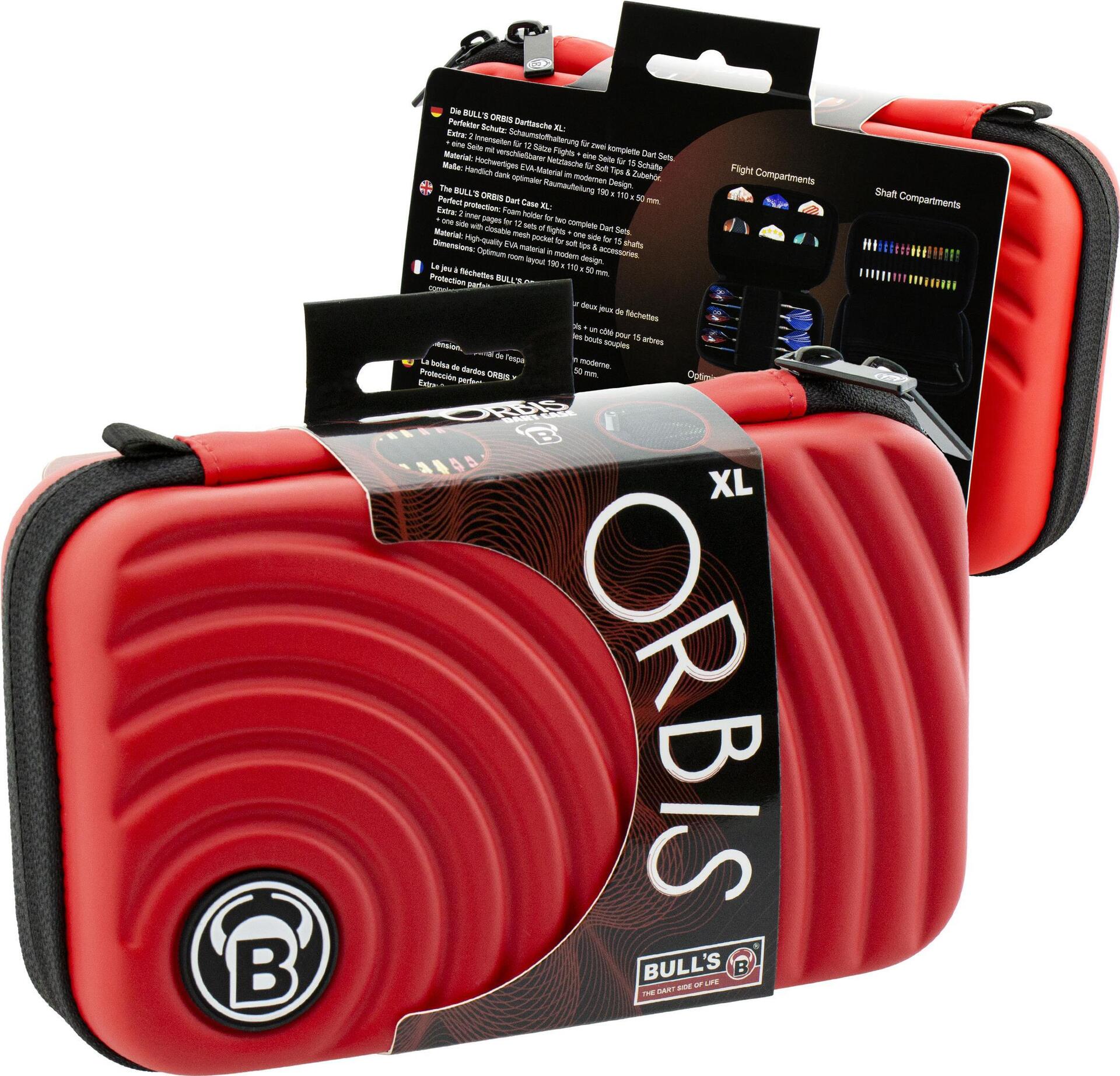 BULL'S 1 BULL'S ORBIS XL Dartcase red (66383)