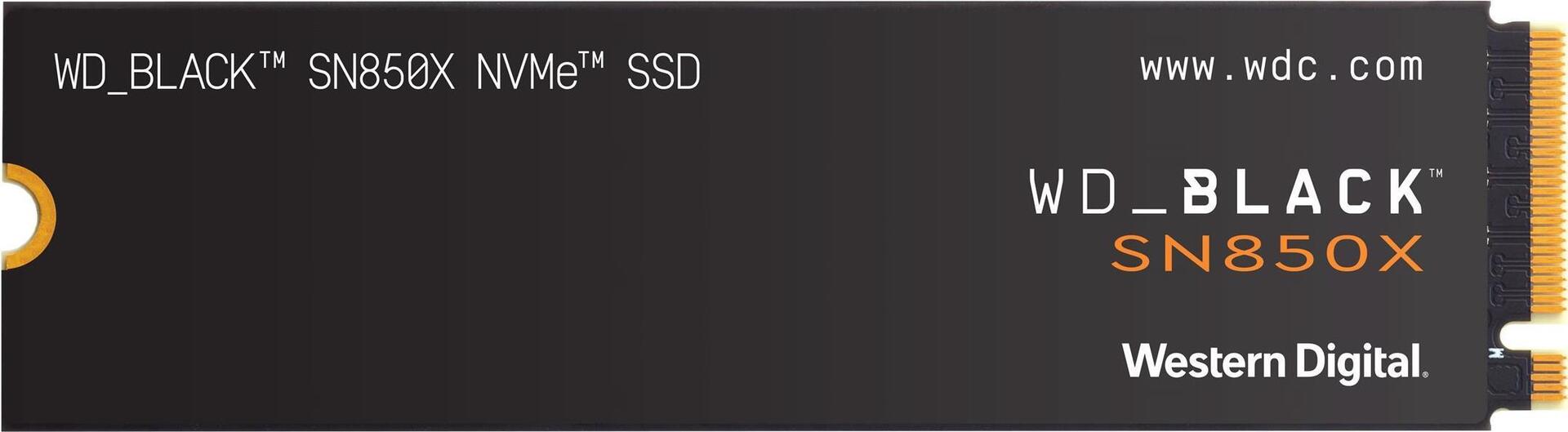 WD_BLACK SN850X NVMe SSD 2TB Retail NVMe / PCIe Gen4 / 7300MB/s (WDBB9G0020BNC-WRSN)