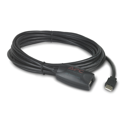 APC NetBotz NBAC0213L USB Latching Repeater Kabel 5 m LSZH Schwarz