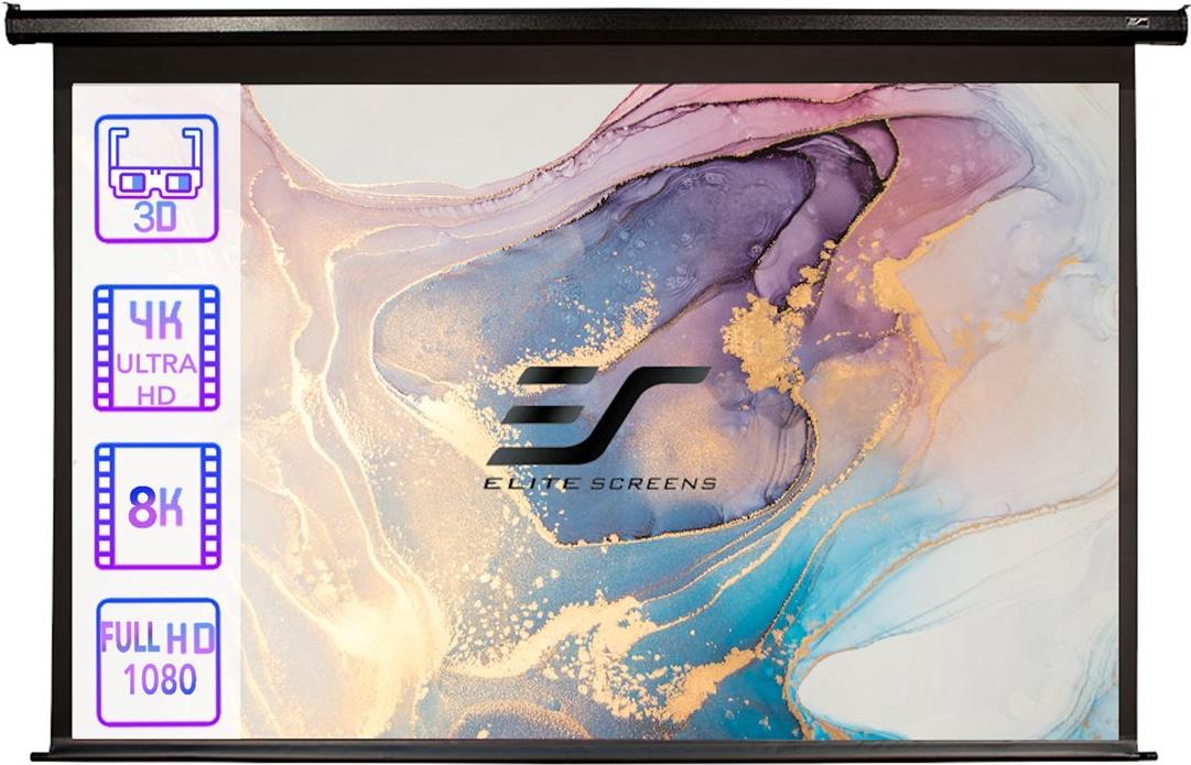 Elite Screens Spectrum ELECTRIC125H 125" Motorleinwand Matte White Schwarz