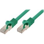 shiverpeaks®-BASIC-S--RJ45 Patchkabel S/FTP,PIMF,RohkabelCat.7 Rohkabel Halogenfrei, grün, 7,5m (BS75517-G)