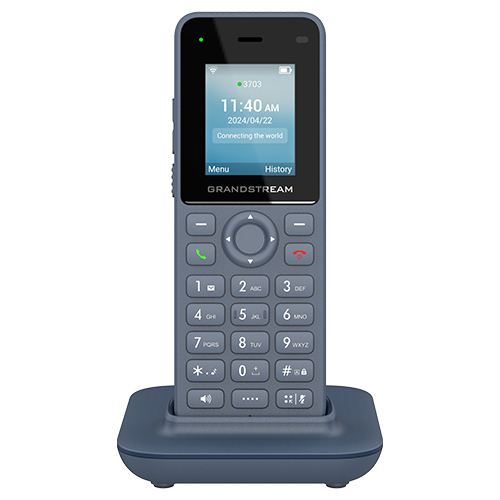 Grandstream WP816 Schnurloses WiFi VoIP-Telefon 2 Leitungen Blau