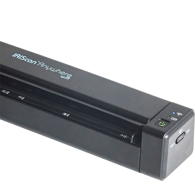 IRIS IRIScan Anywhere 6 Wifi Tragbarer Dokumentenscanner 600 dpi USB WLAN Schwarz