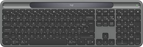 Logitech Signature Slim Solar+ K980 Kabellose Solar-Tastatur AZERTY Belgisch Graphit