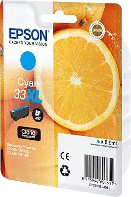 EPSON 33XL XL Cyan Tintenpatrone