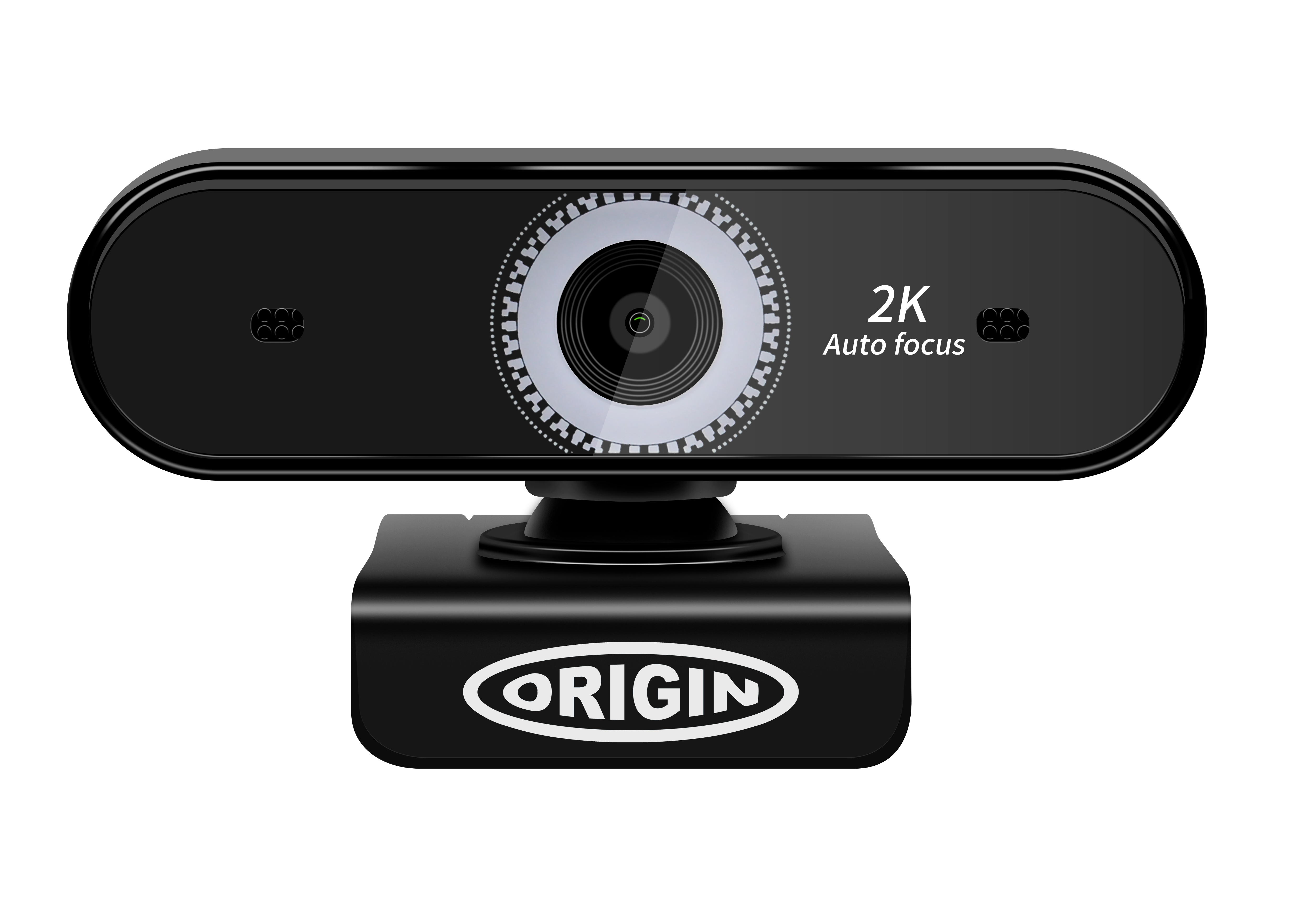 Origin Storage Webcam 2K Ultra HD 2592 x 1944 5 MP 60 fps USB 2.0 Schwarz
