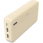 Hama Power Pack Pocket 20, 20000mAh, Ausgänge: 2x USB-A, Sand (00201775)