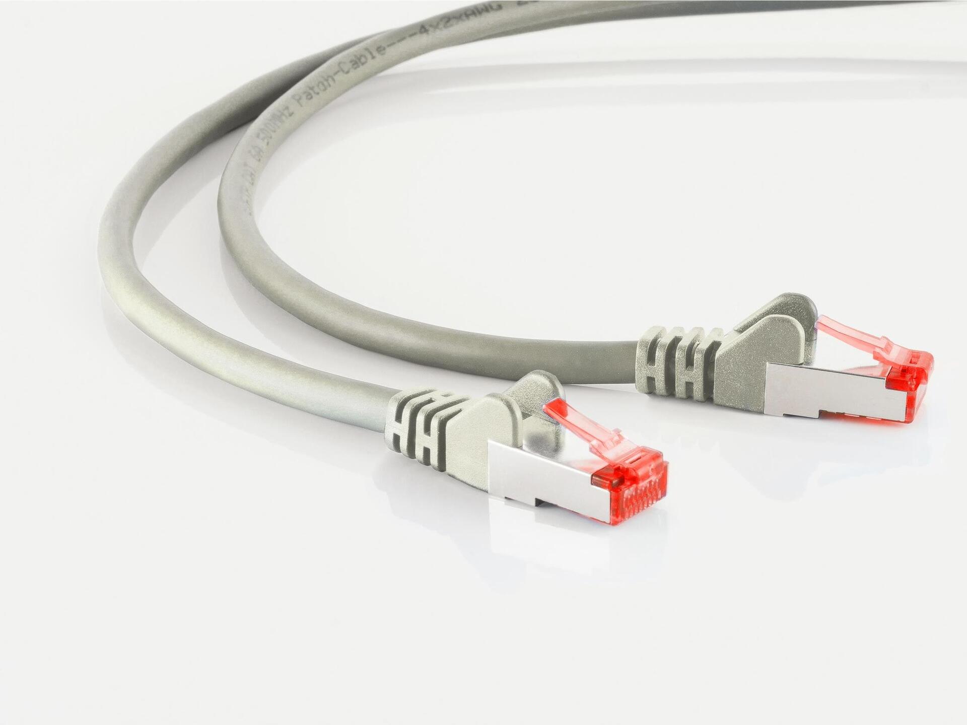 S-Conn Cat6a 0.5m Netzwerkkabel Grau 0,5 m S/FTP S-STP 75711-0.5