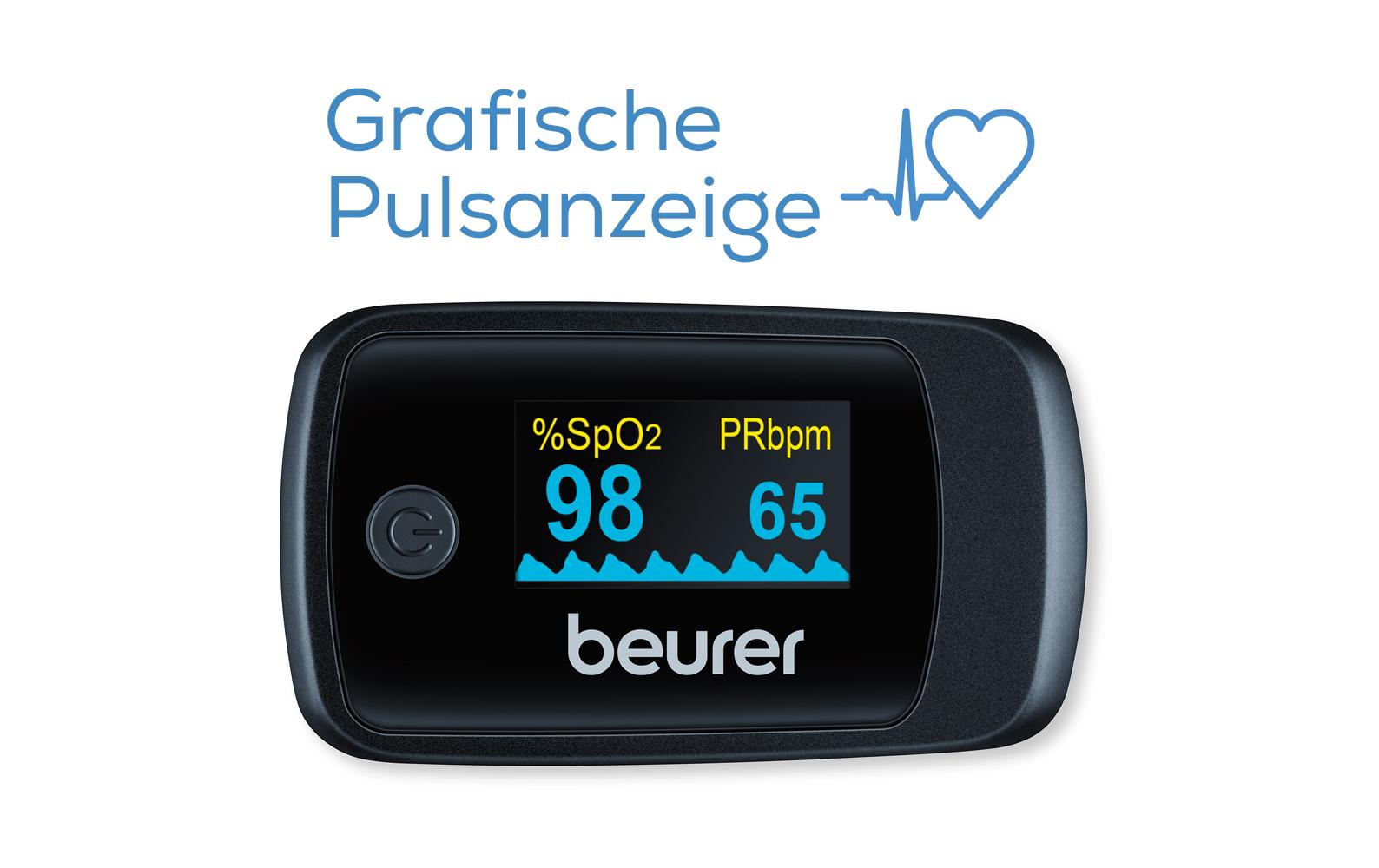 Beurer PO 45 Pulsoximeter Schwarz