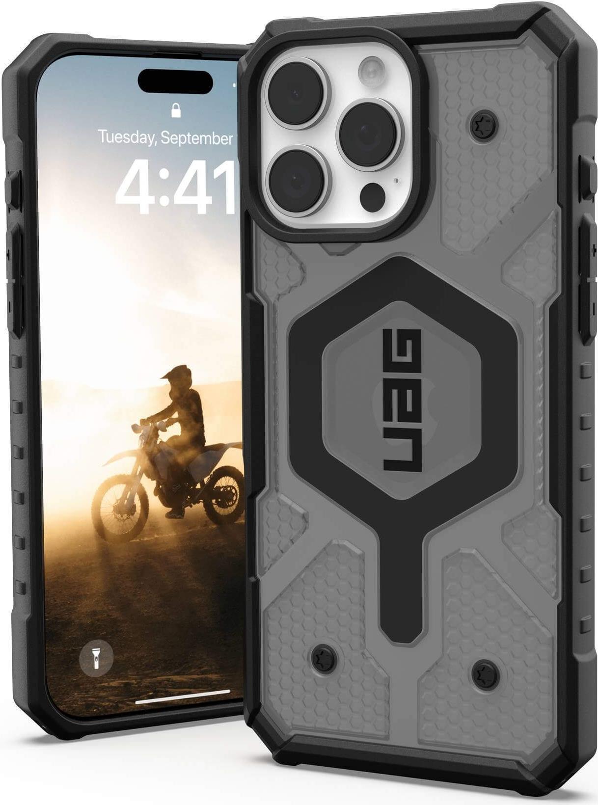 UAG Urban Armor Gear Pathfinder MagSafe Case | Apple iPhone 16 Pro Max | ash (grau transparent) | 114465113131 (114465113131)