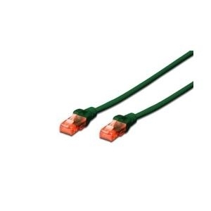 Assmann/Digitus CAT6 U-UTP Patchk.,0,25m, Grün CAT 6 U-UTP Patchkabel, Cu, LSZH AWG 26/7, Länge 0,25 m, Farbe Grün (DK-1617-0025/G)