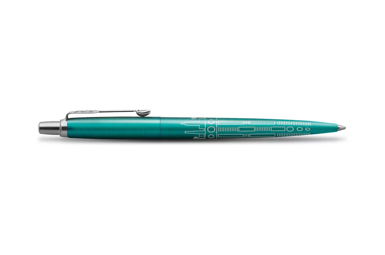 Parker Jotter Special Edition Miami Druckkugelschreiber Mittel Blau