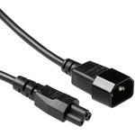 ACT AK5433 Stromkabel Schwarz 1 m C14-Koppler C5-Koppler (AK5433)