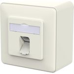 METZ CONNECT RJ45 Anschlussdose LSA++ reinweiß 130E370002-I (130E370002-I)