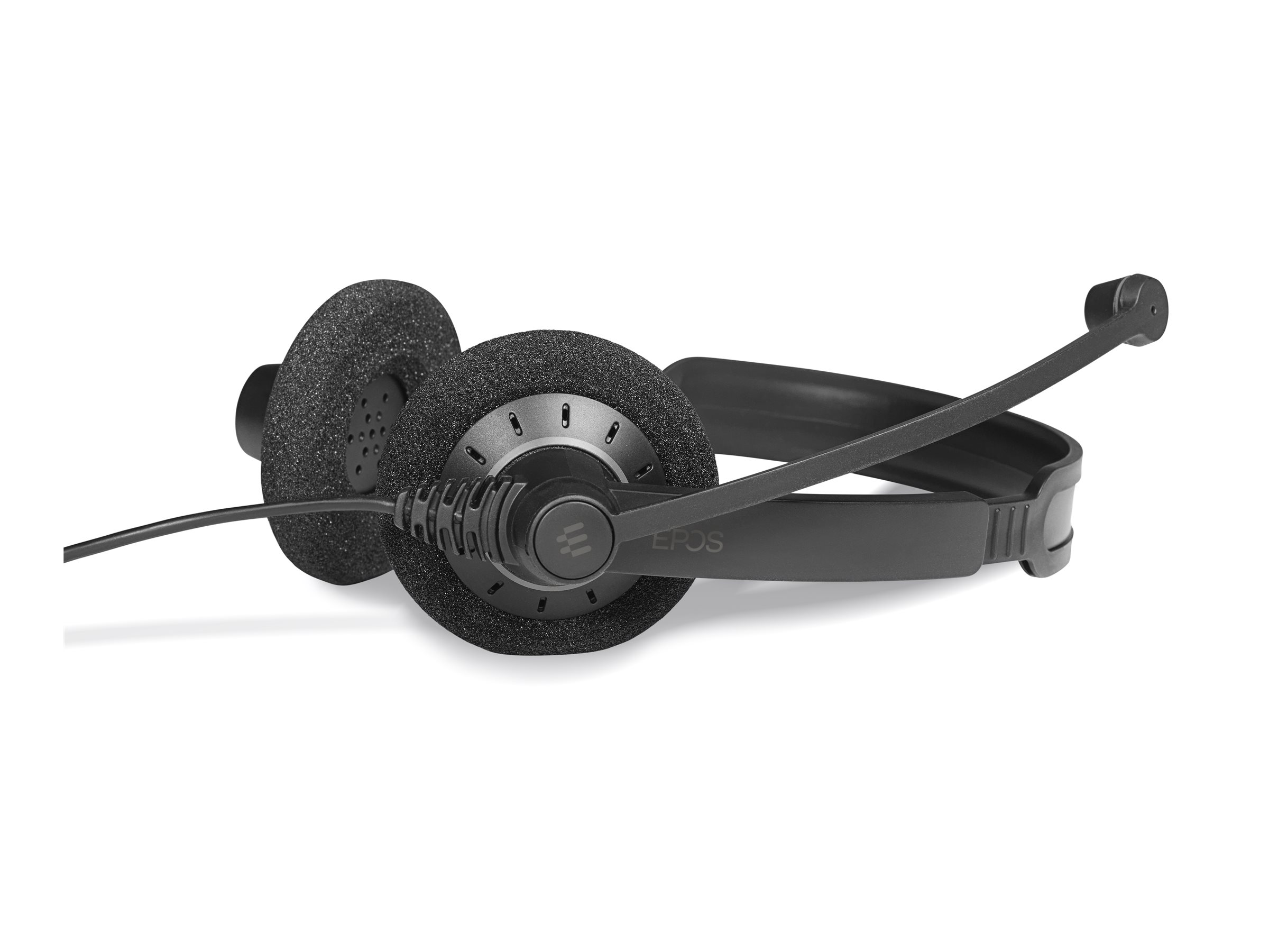 EPOS IMPACT SC 60 Headset On-Ear Kabelgebunden Easy Disconnect Schwarz mit Silber