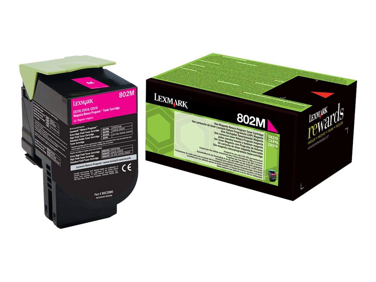 Lexmark 802M Magenta Original Tonerpatrone