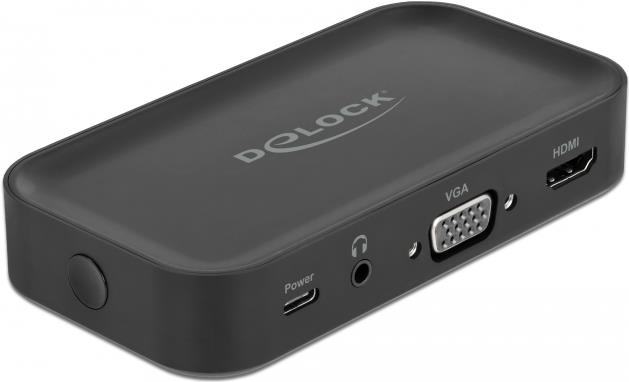 Delock Drahtloser Video-/Audio-/USB-Adapter HDMI, VGA, USB-C, USB 