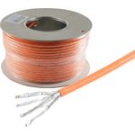 S/CONN maximum connectivity Netzwerkkabel-LAN-Verlegekabel, Cat. 7 S/FTP, BasePro, orange, 100m (08-84031007)