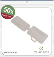 Quadrios 23CA252 23CA252 Zeichenträger Montage-Art: Kabelbinder Beschriftungsfläche: 18 x 30 mm Transparent Anzahl Markierer: 50 50 St. (23CA252)
