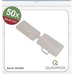 Quadrios 23CA252 23CA252 Zeichenträger Montage-Art: Kabelbinder Beschriftungsfläche: 18 x 30 mm Transparent Anzahl Markierer: 50 50 St. (23CA252)