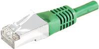 EXERTIS CONNECT Patchkabel S/FTP (PIMF), CAT.6A EIA/TIA, Class EA, grün, 15,0 m Patchkabel mit beson