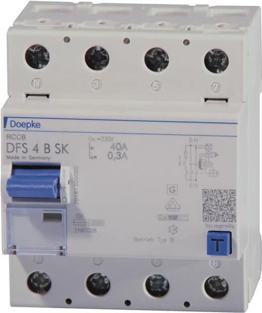 Doepke Schaltgeräte GmbH Fi-Schalter DFS4 040-4/0.30-B SK (09136998)