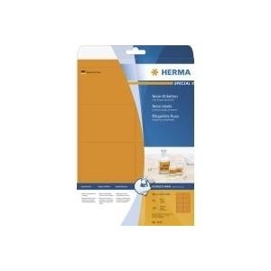 HERMA Special Permanent selbstklebende, matte, fluoreszierende Papieretiketten (5145)