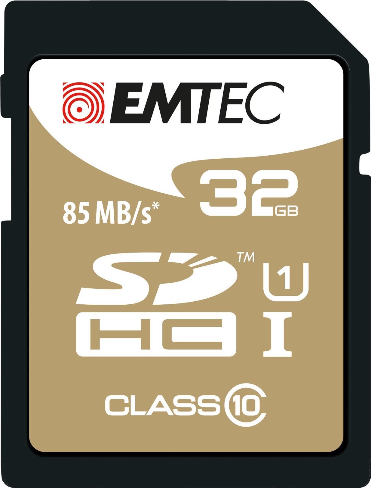 EMTEC Gold+ Flash-Speicherkarte (ECMSD32GHC10GP)