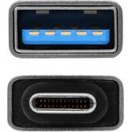Axagon RUCM-AFA Kabelschnittstellen-/Gender-Adapter USB type C USB type A Metallisch (RUCM-AFA)