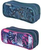 herlitz Doppel-Schlamper-Etui "Teens Mix" aus Polyester, 2 Fächer mit Reißverschluss, - 2 Stück (400197552)