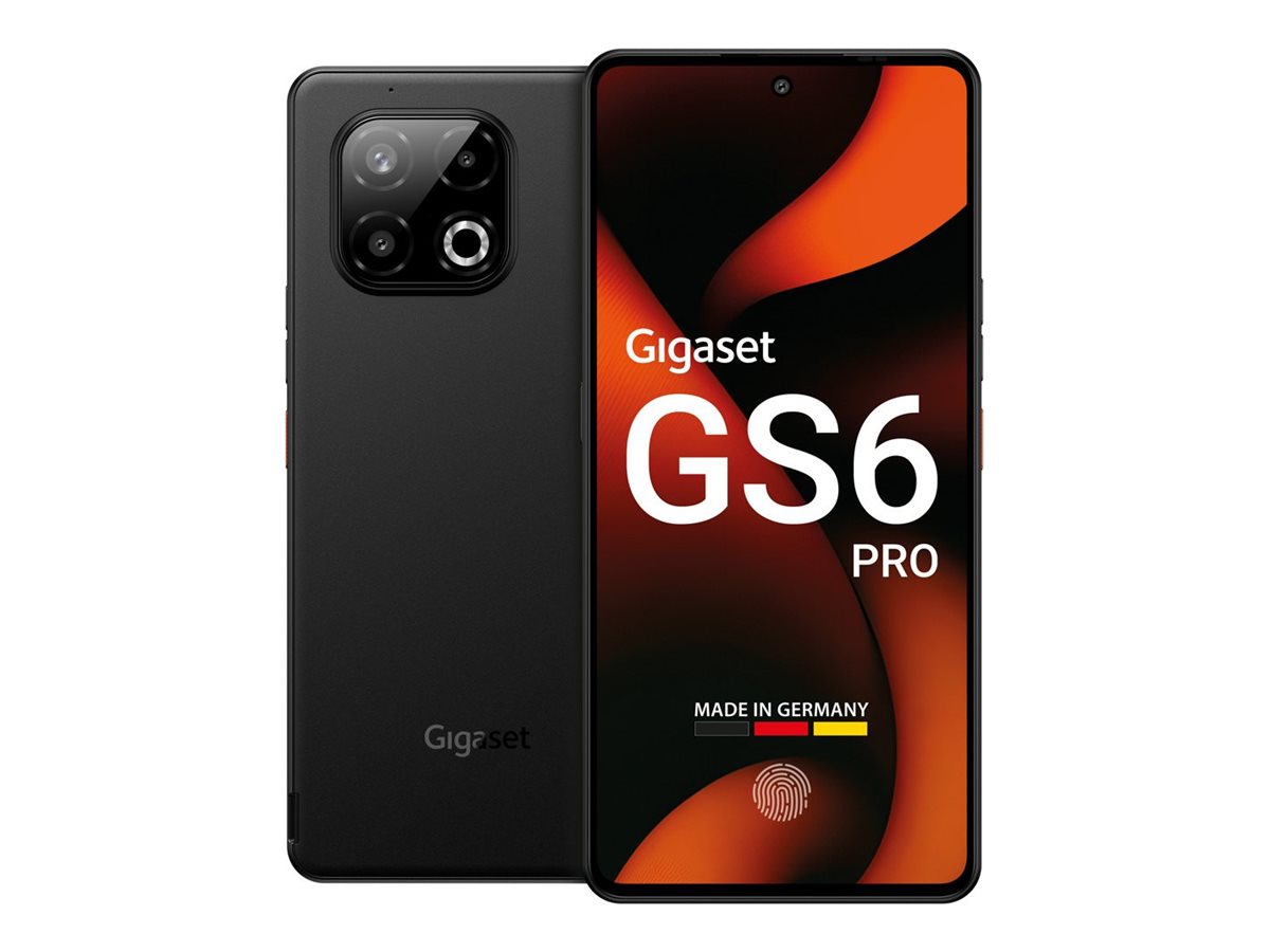 Gigaset GS6 Pro Smartphone 6,67" OLED 128 GB 8 GB RAM Dual-SIM 5G Schwarz